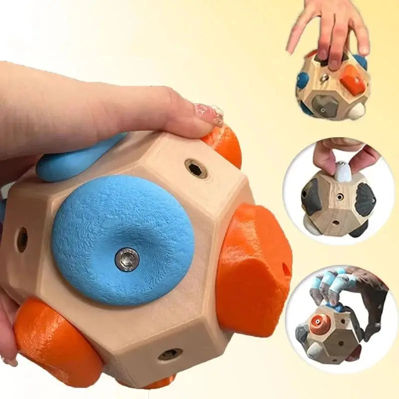 Hot！1Pcs Climbing Enthusiast Gifts New Finger Climbing Ball Finger Strength Exercise Climbing Ball 18 Real Rock Points